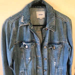 Old Navy Distressed Jean Jacket